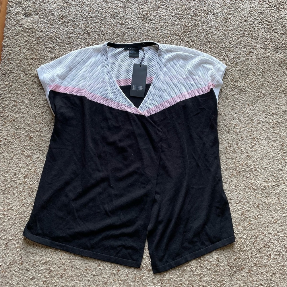 𝅺nwt Armani Exchange open from cardigan size S